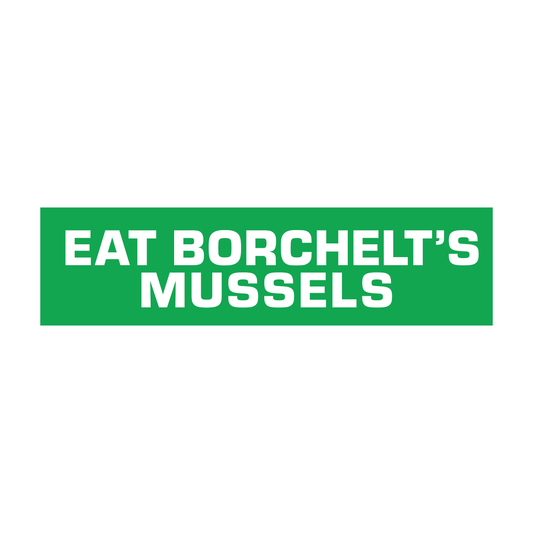 Eat Borchelt's Mussels Sticker