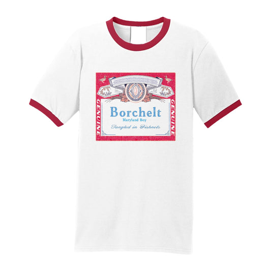 Tangled In Fishnets Ringer Tee